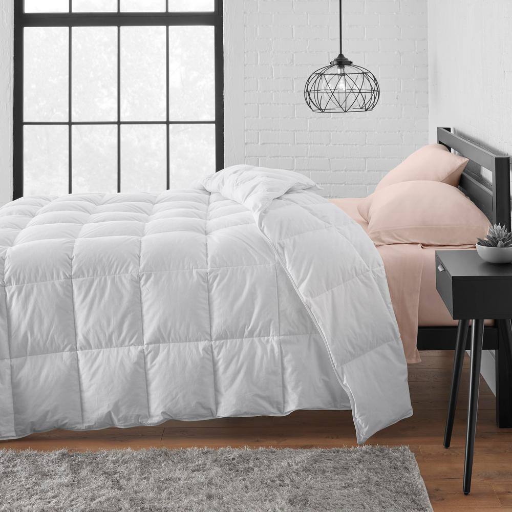 StyleWell  All Season White King Down Feather Blend Comforter