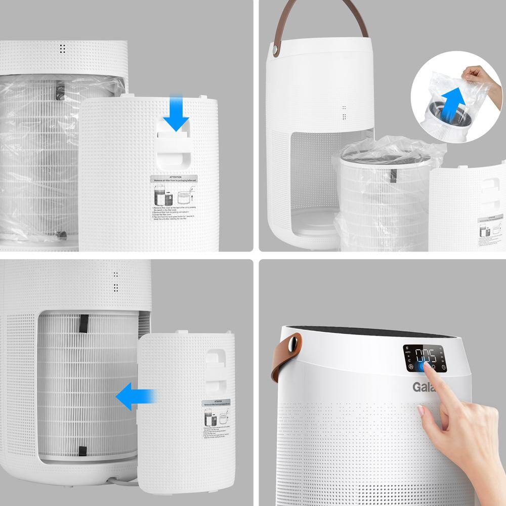 Galanz GLAP40WEEA11A HEPA Type Air Purifier with Handle