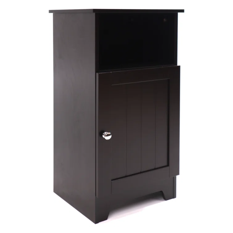 Rebrilliant Freestanding Bathroom Cabinet. Espresso