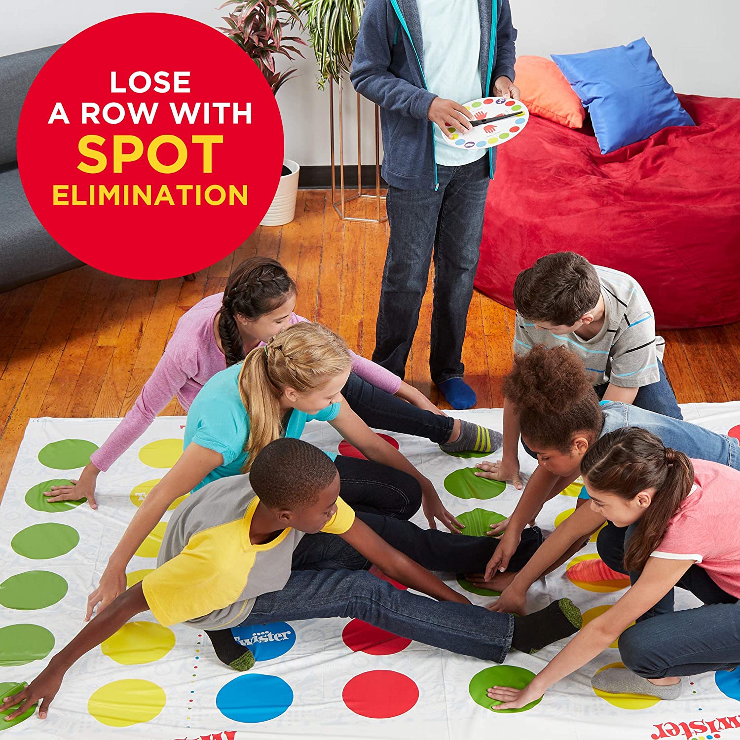 Twister Ultimate: Bigger Mat. More Colored Spots. Family. Kids Party Game Age 6+