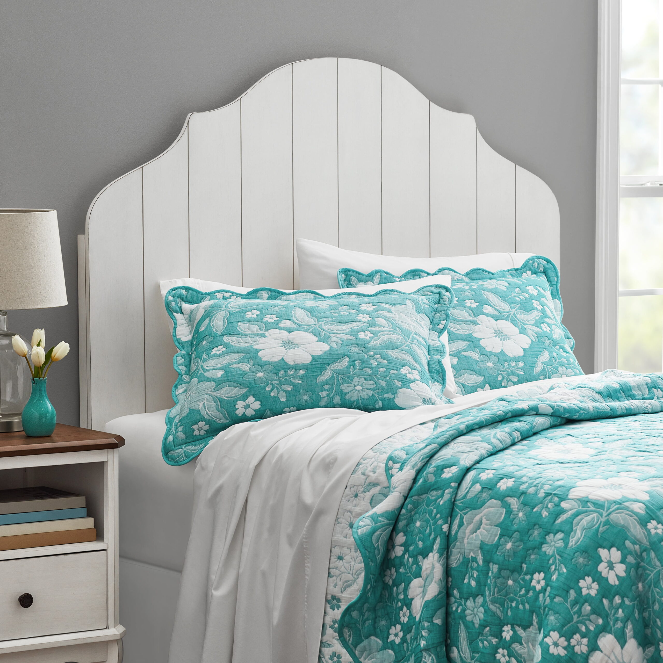 The Pioneer Woman Queen Headboard. White
