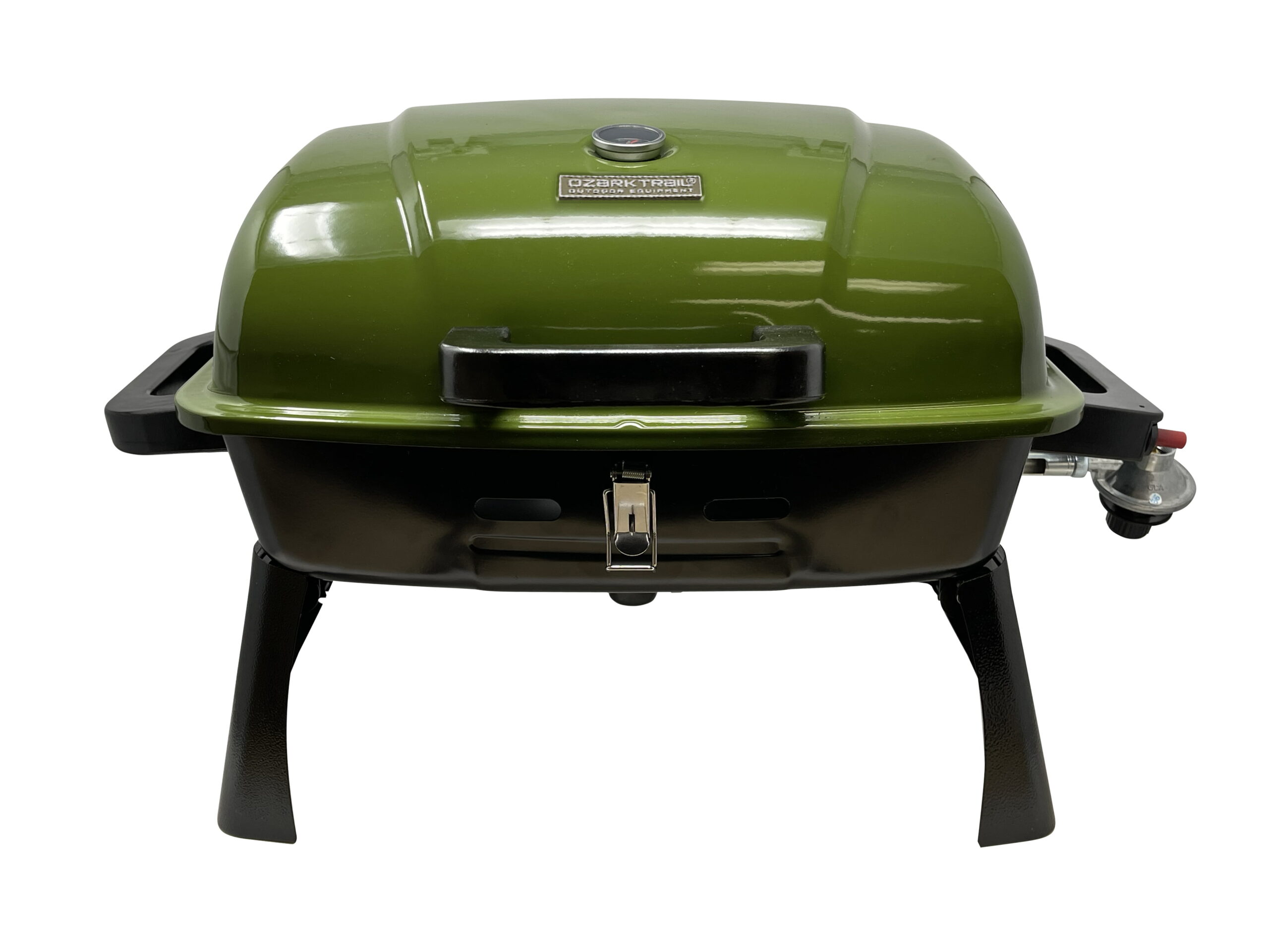 Ozark Trail Portable Table Top 1 Burner Camping Gas Grill with Interchangeable Griddle Plate. 10.000 BTU