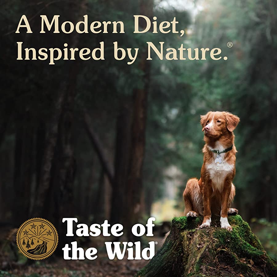Taste of the Wild High Prairie Canine Grain-Free Recipe with Roasted Bison and Venison Adult Dry Dog Food. 28lb