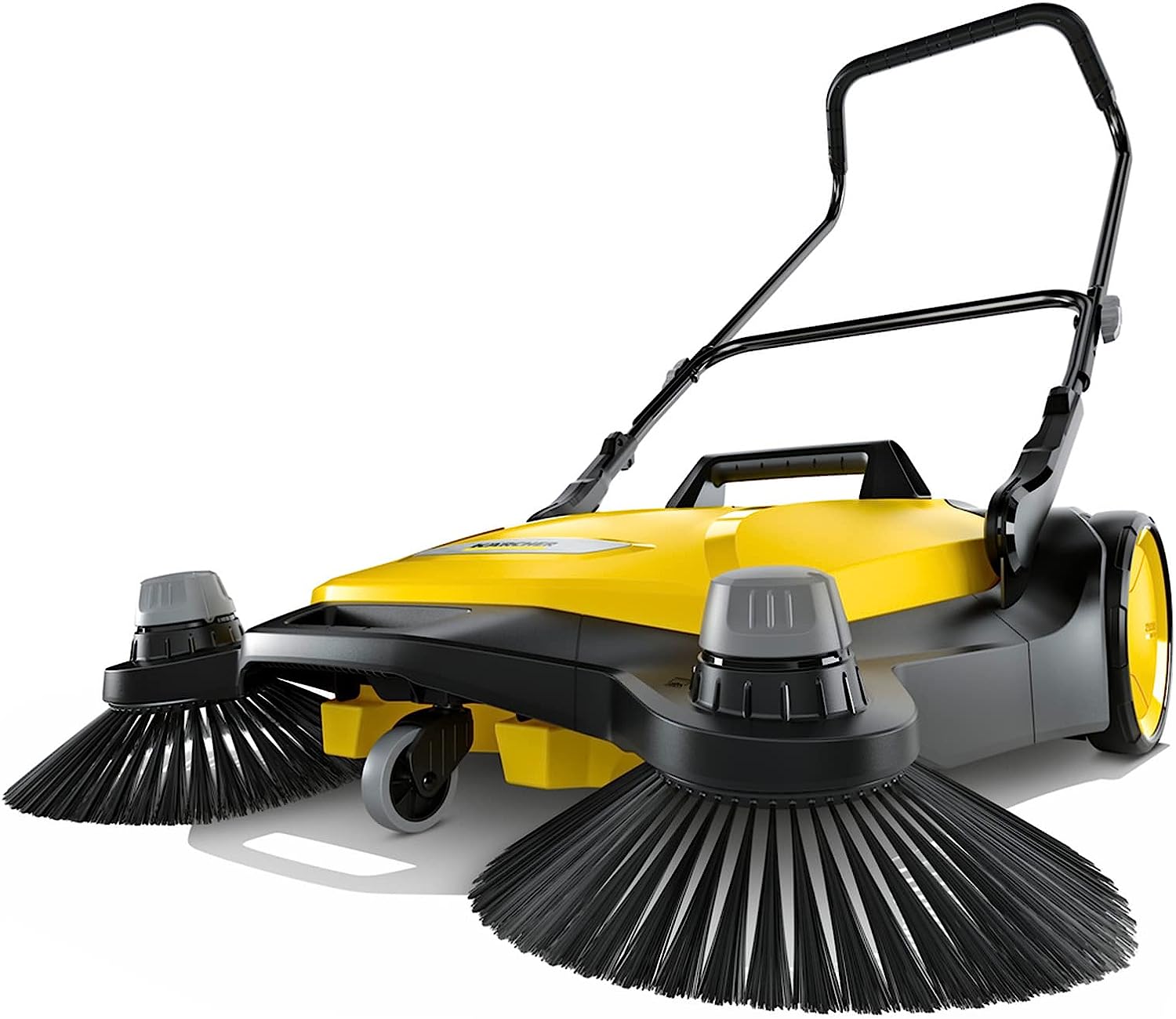 Kärcher - S 6 Twin Walk-Behind Outdoor Hand Push Floor Sweeper - 10 Gallon Capacity - 33.9″ Sweeping Width - Sweeps up to 32.300 Square Feet/Hour
