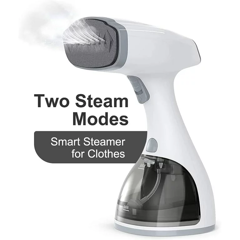 Homuserr Handheld Garment Steamer 1800W 20s Heat Up Steamer for Clothes with LCD Smart Screen. 2 Steam Options Fabric Steamer. Upgraded Nozzle and 350ml Water Tank