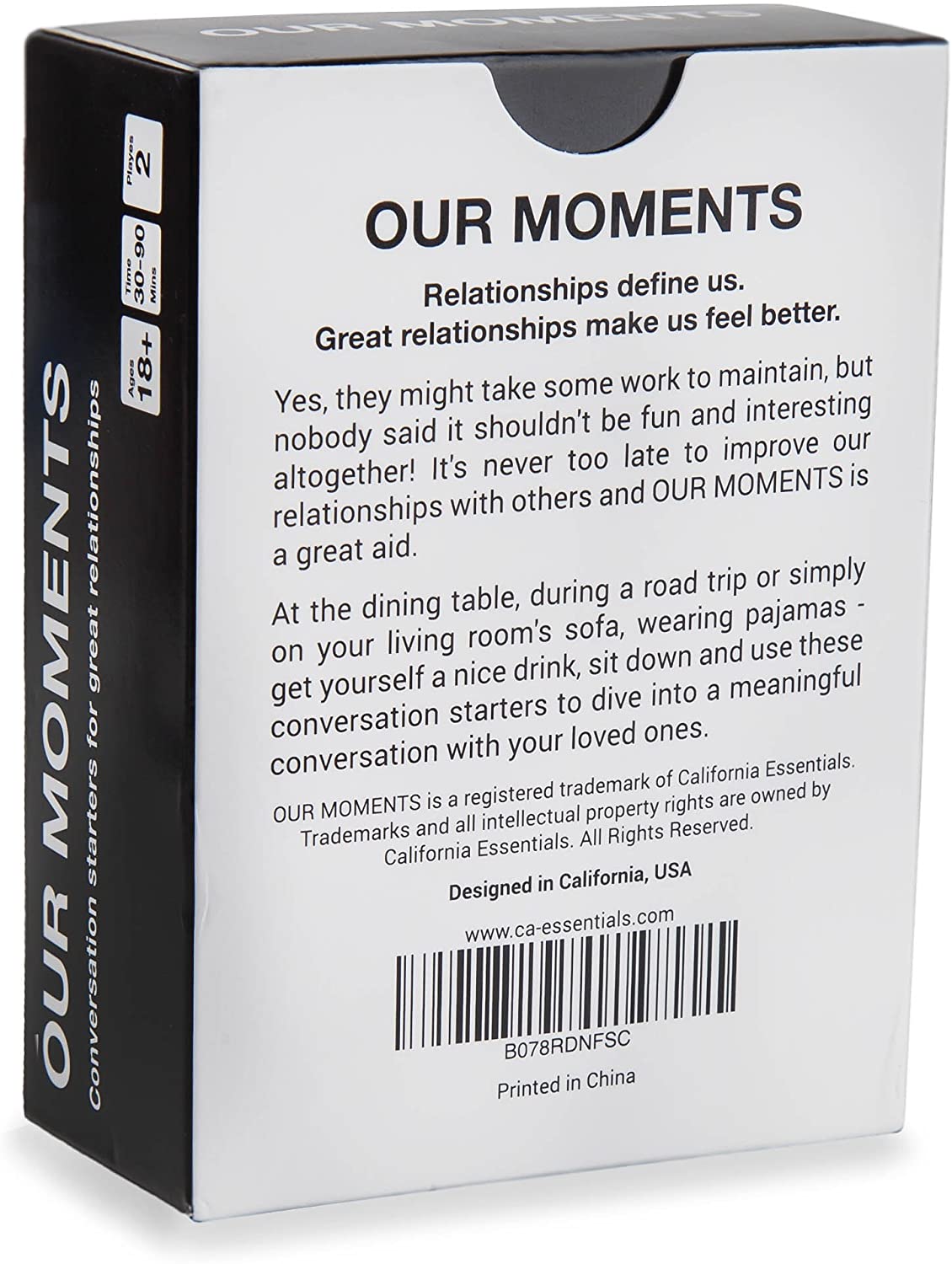 OUR MOMENTS Couples: 100 Thought Provoking Conversation Starters