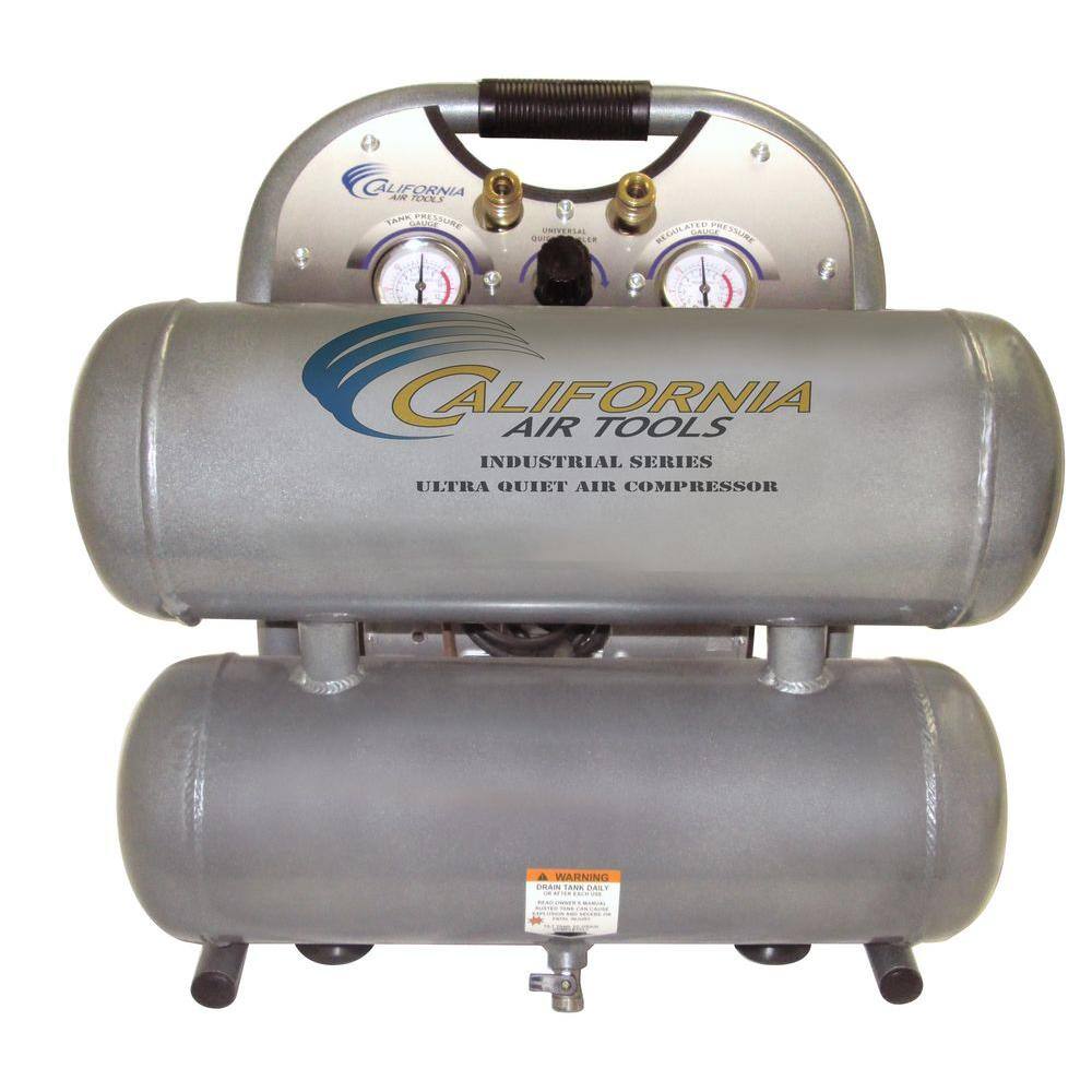 California Air Tools 4610ALFC 4.6-Gal. 1 HP Ultra Quiet Oil-Free and Lightweight Electric Air Compressor