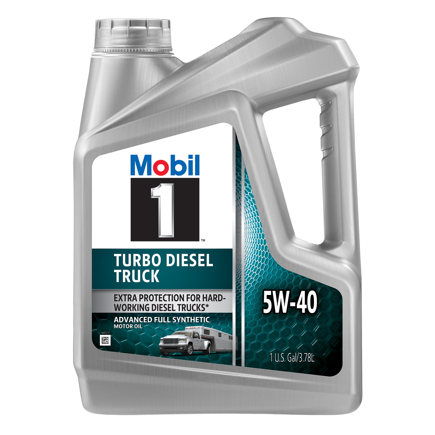 Mobil 1 Turbo Diesel Truck Full Synthetic Motor Oil 5W-40. 1 Gal