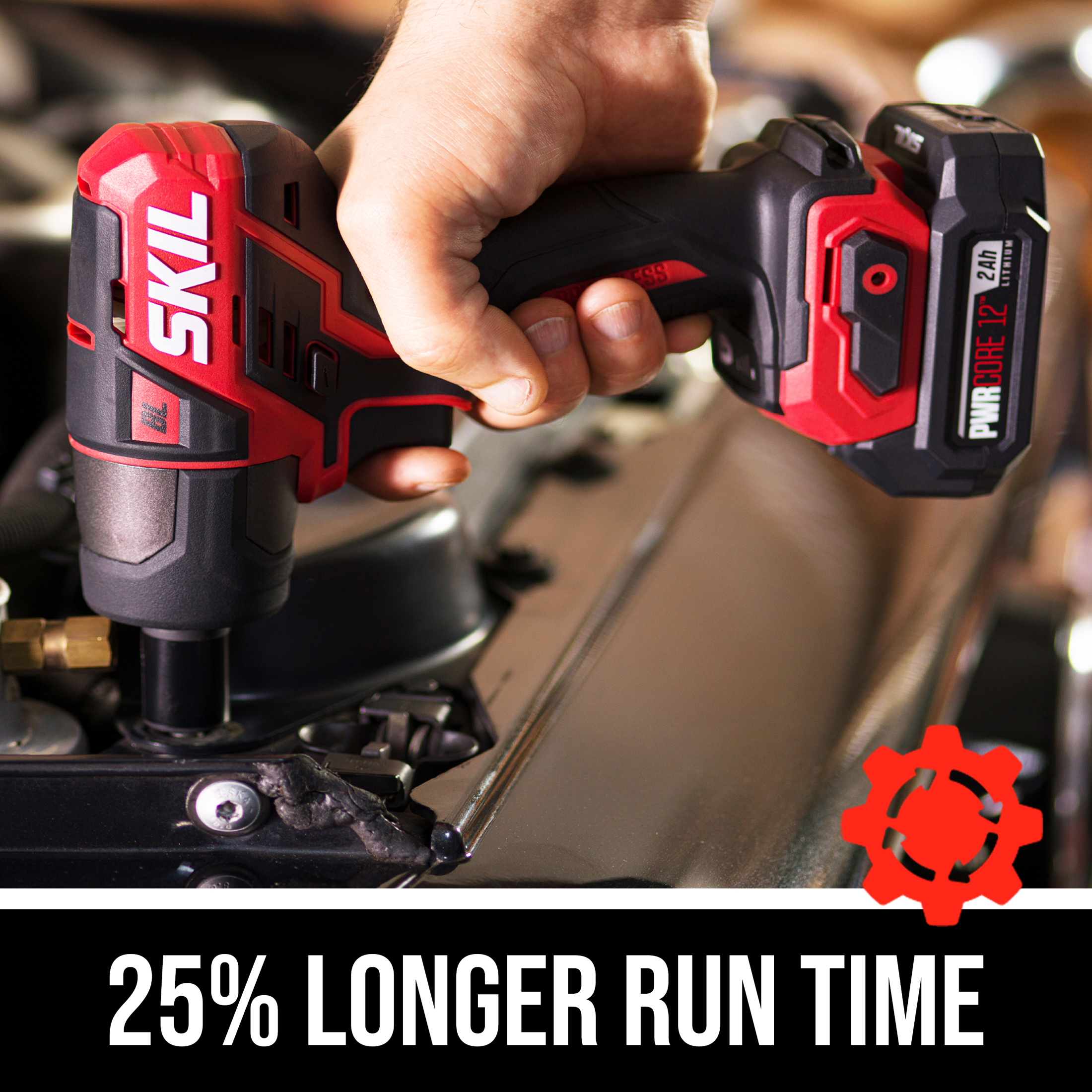 SKIL PWR Core 12™ Brushless 12V Cordless 3/8 In. Impact Wrench. IW5744-10