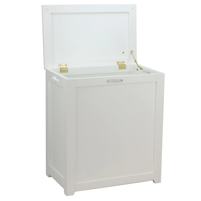 Oceanstar Storage Laundry Hamper. White