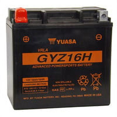 Yuasa Gyz16h Factory Activated. Maintenance Free