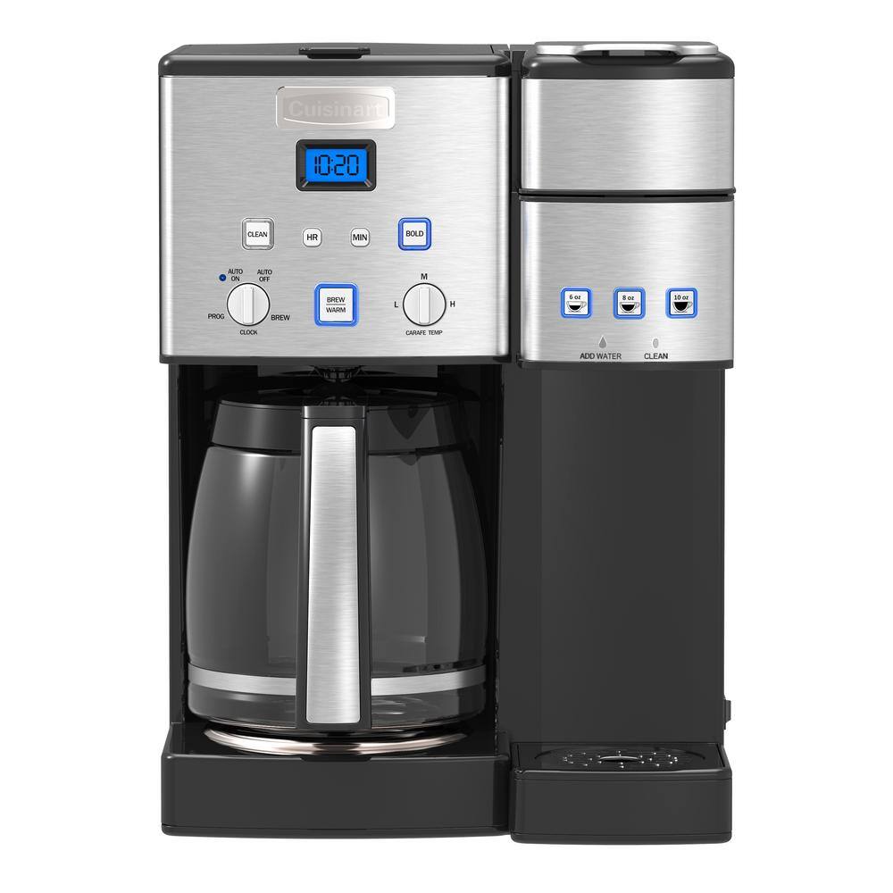 Cuisinart  Coffee Center 12-Cup Stainless Steel Coffee Maker and Single-Serve Brewer