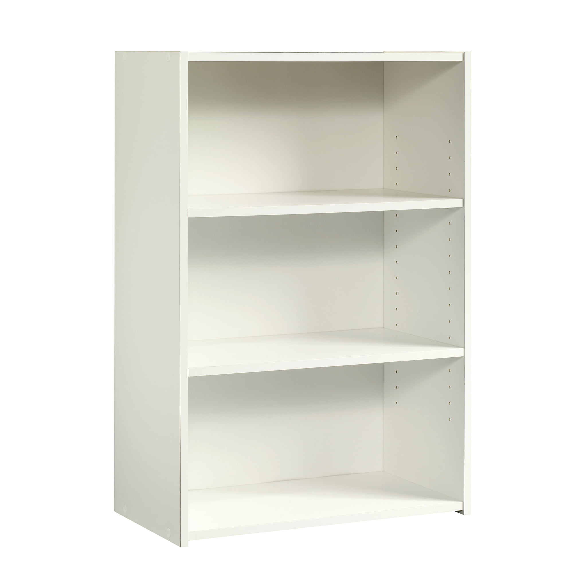 Sauder Beginnings 35″ 3 - Shelf Standard Bookcase. Soft White Finish
