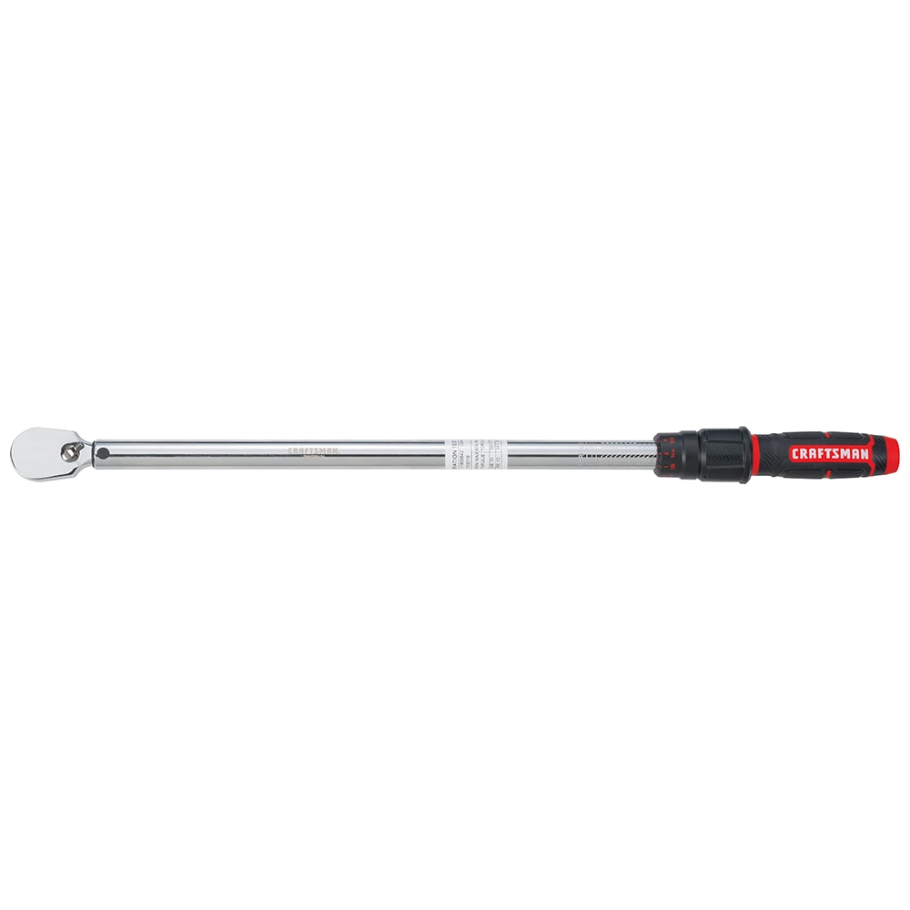 CRAFTSMAN 1/2-in Drive Click Torque Wrench (50-ft lb to 250-ft lb)