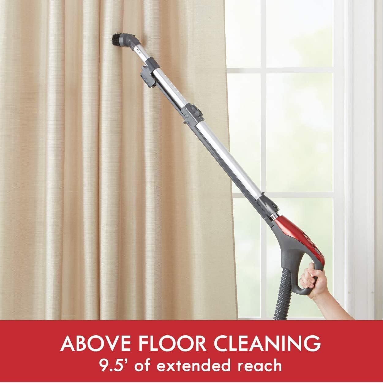 Kenmore 81414 Bagged Canister Vacuum Cleaning Tools. 400 Series + Telescoping Wand. Red