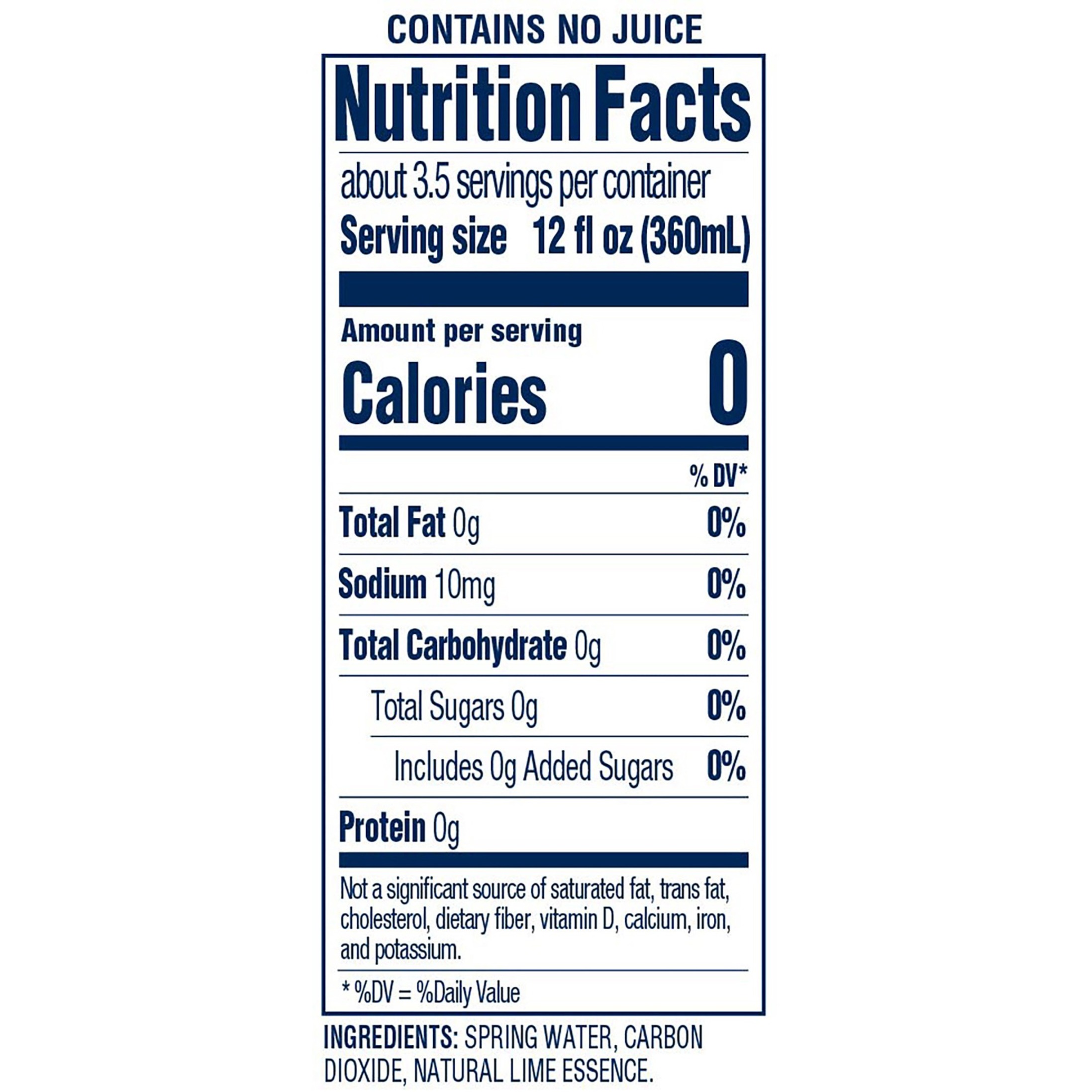 Crystal Geyser Natural Lime Sparkling Spring Water