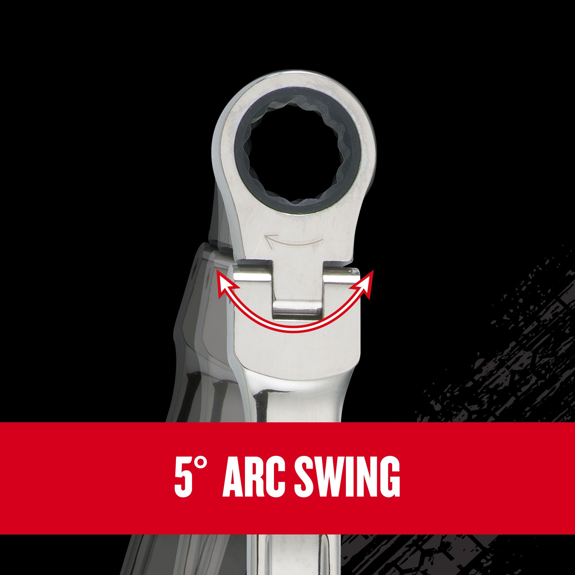 CRAFTSMAN V-Series 7-Piece Set 6-point Metric Flexible Head Ratchet Wrench