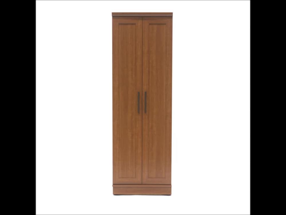 Sauder HomePlus 2-Door Storage Cabinet. Sienna Oak Finish