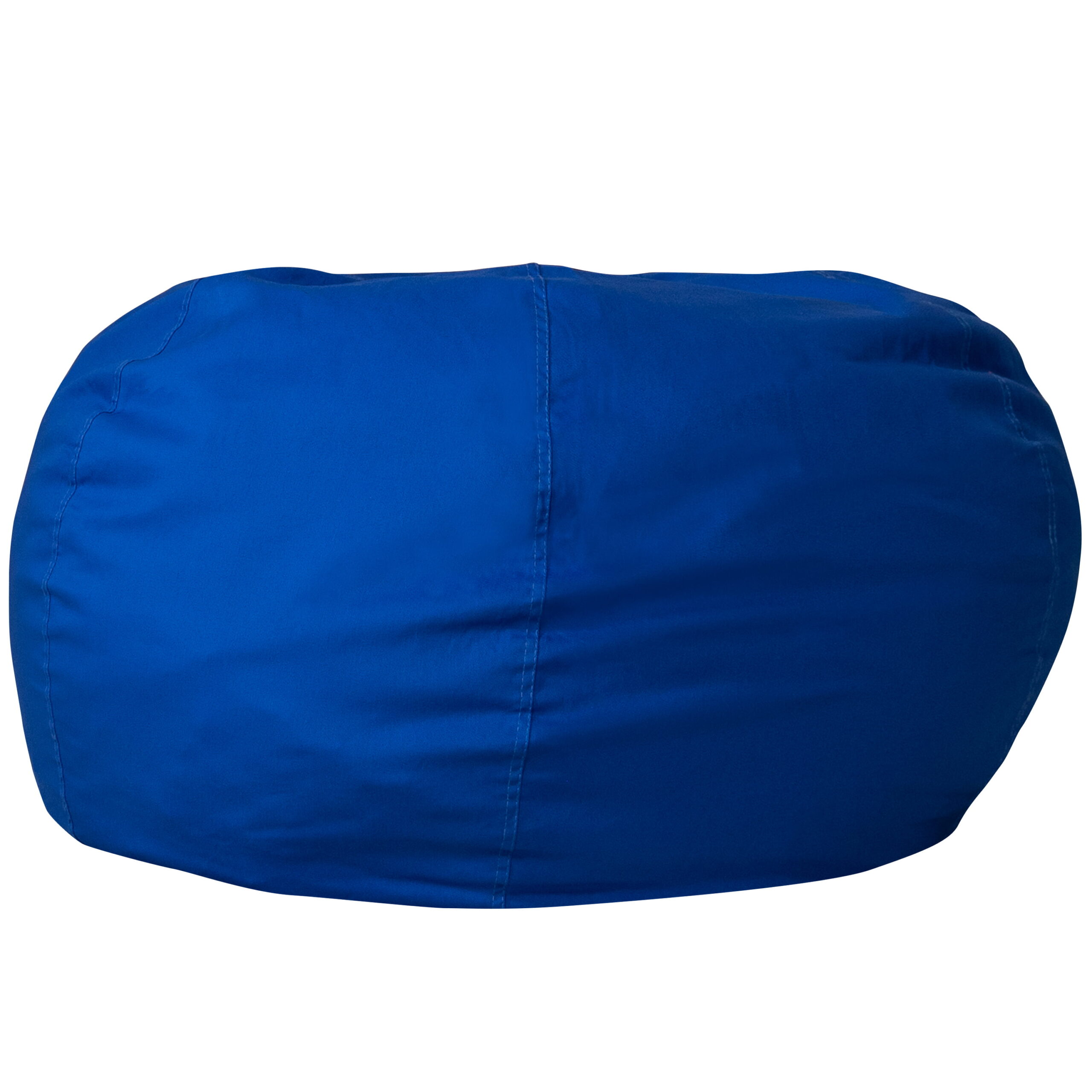 Flash Furniture Oversized Solid Royal Blue Refillable Bean Bag Chair for All Ages