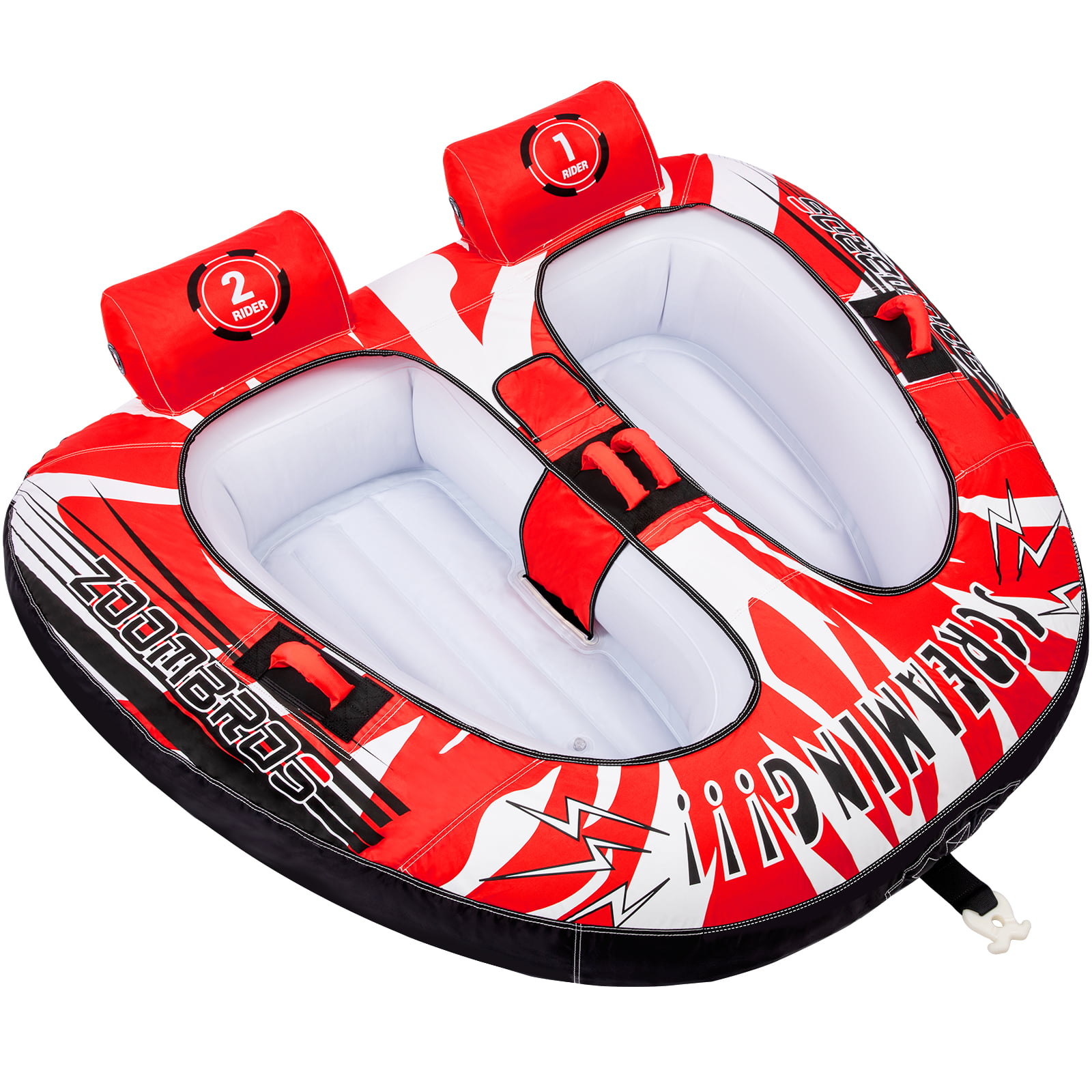 Zoombros Inflatable Towable Tubes for Boating. 2 Persons