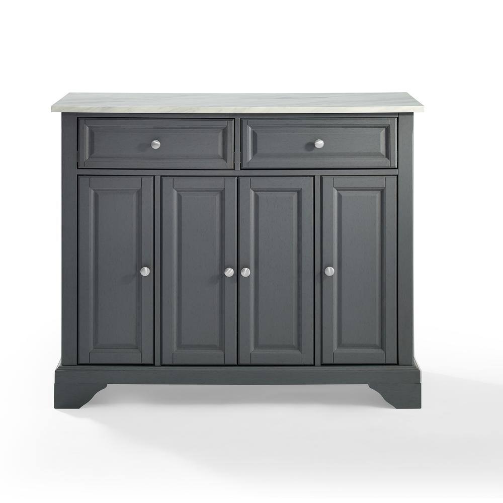 CROSLEY FURNITURE  Avery Grey Kitchen Island