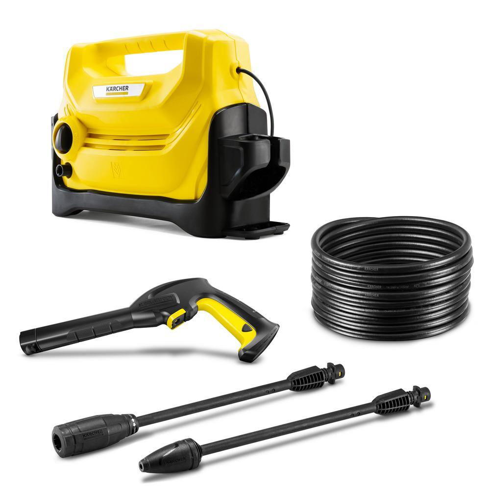 Karcher 1.599-153.0 1600 PSI 1.35 GPM K 2 Entry Portable Electric Power Pressure Washer with Vario & Dirtblaster Spray Wands