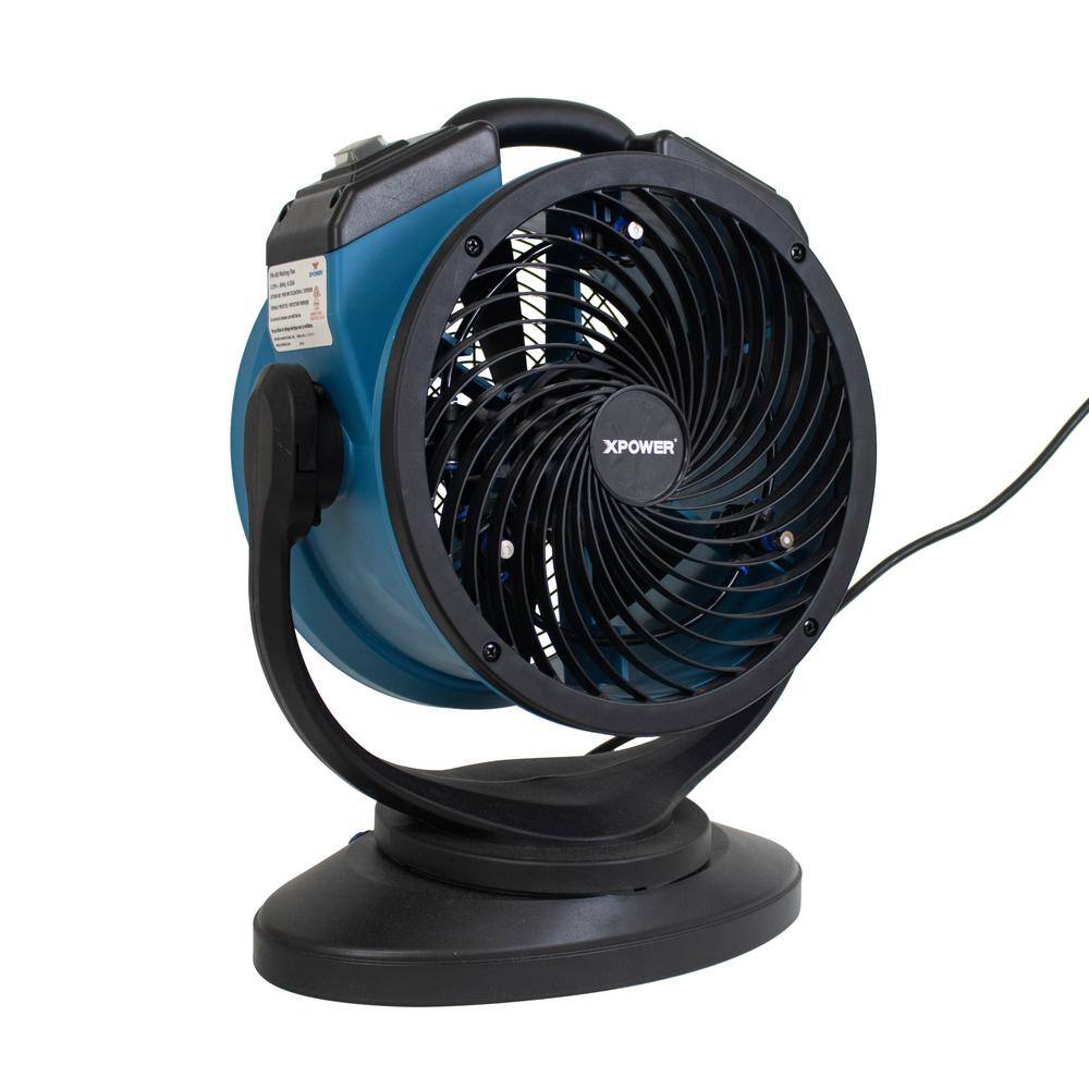 XPOWER FM-68 Oscillating Portable 3 Speed Outdoor Cooling Misting Fan and High Velocity Air Circulator