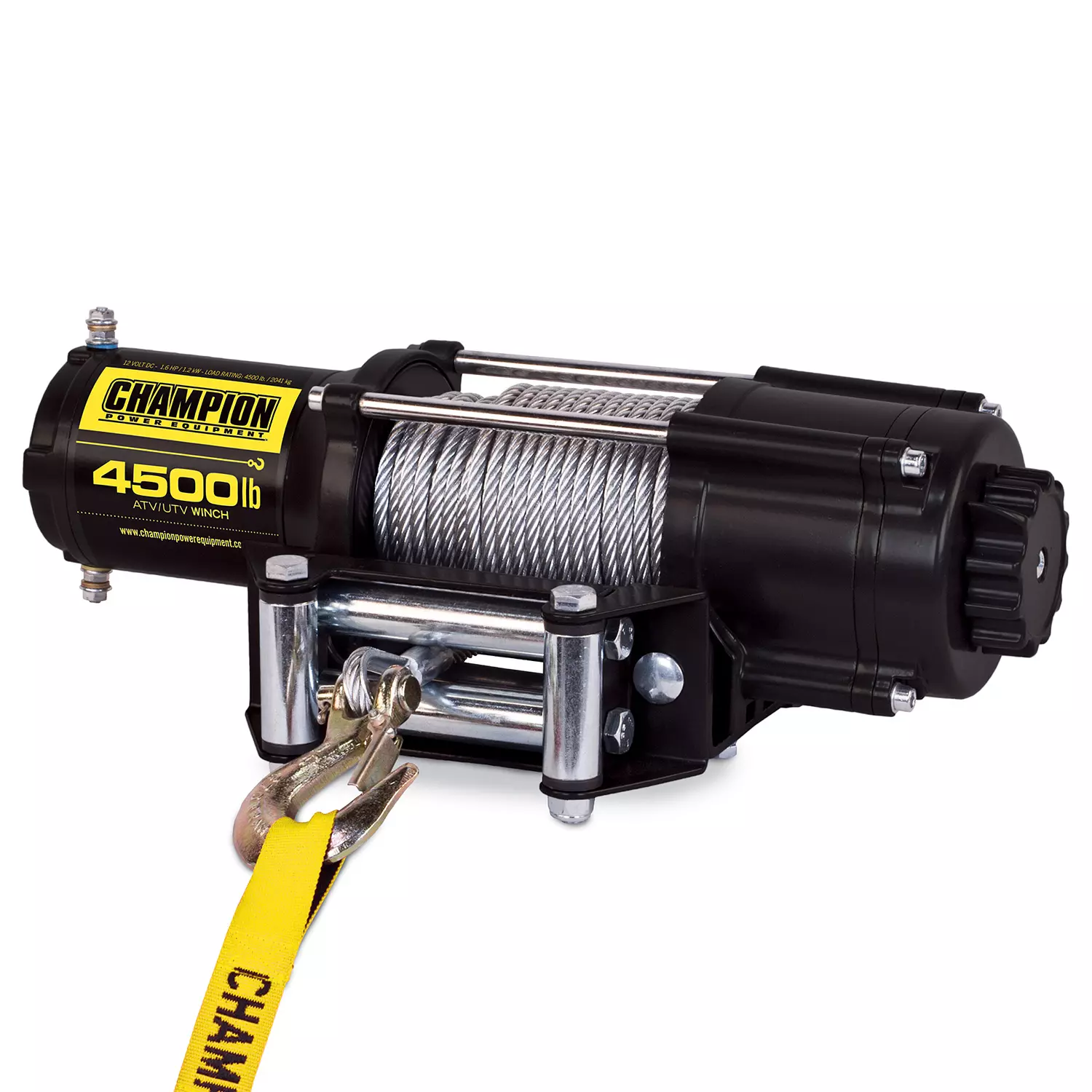 Champion Power Equipment 4.500 lb. Permanent Magnet ATV/UTV Winch Kit