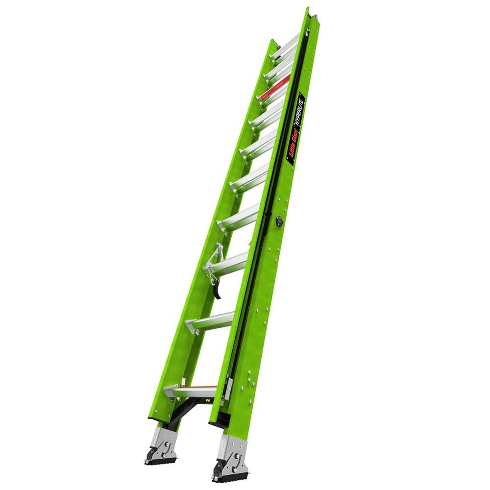 Little Giant Ladders HyperLite M20 Fiberglass 20-ft Type 1AA- 375-lb Capacity Telescoping Extension Ladder