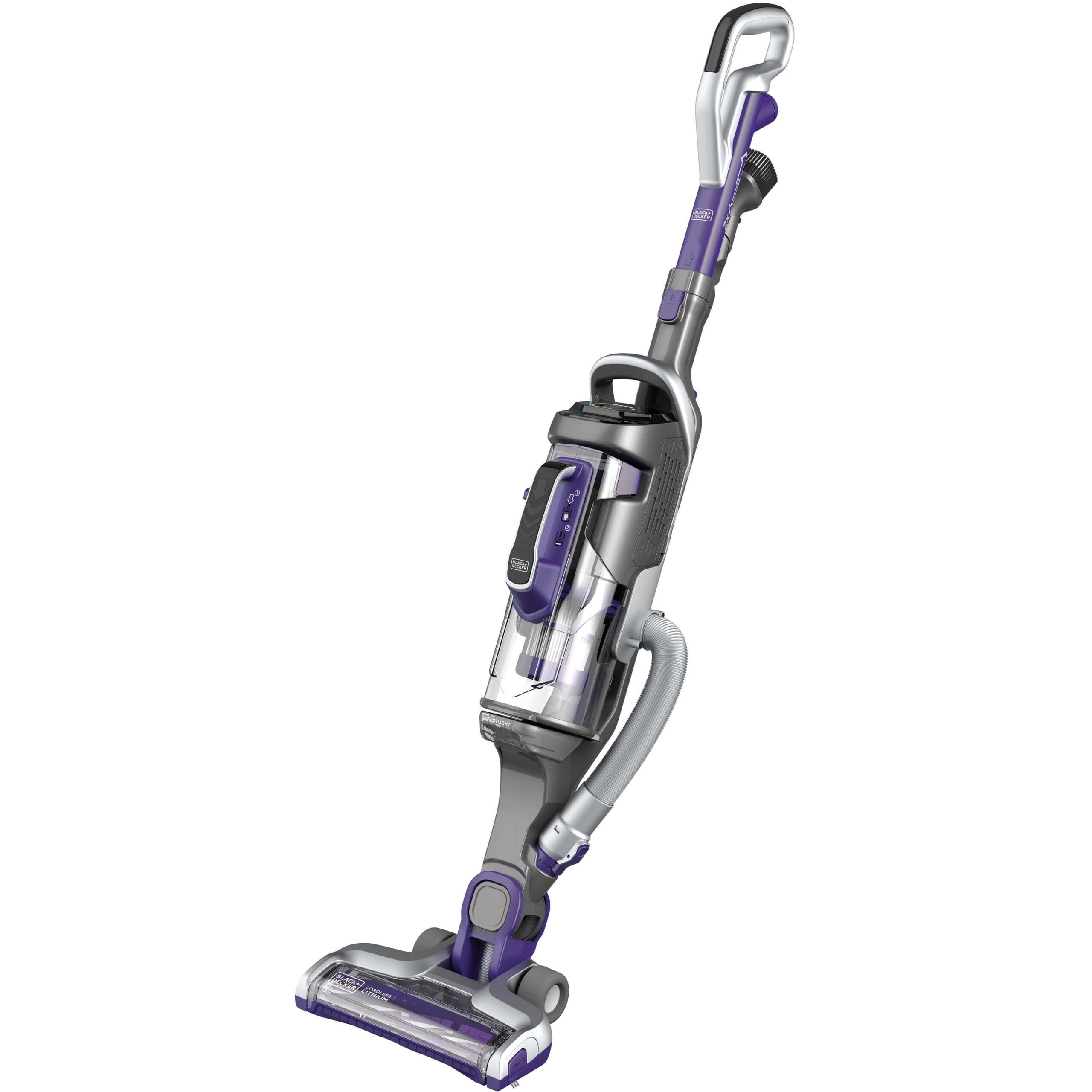 BLACK+DECKER PET 2-N-1 Cordless Lithium Stick Vacuum with Smartech. HCUA525JP