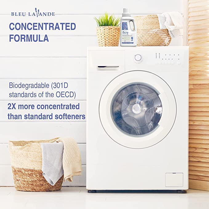 Bleu Lavande - 3-Pack Natural Fabric Softener. (38 loads-950 ml)x3