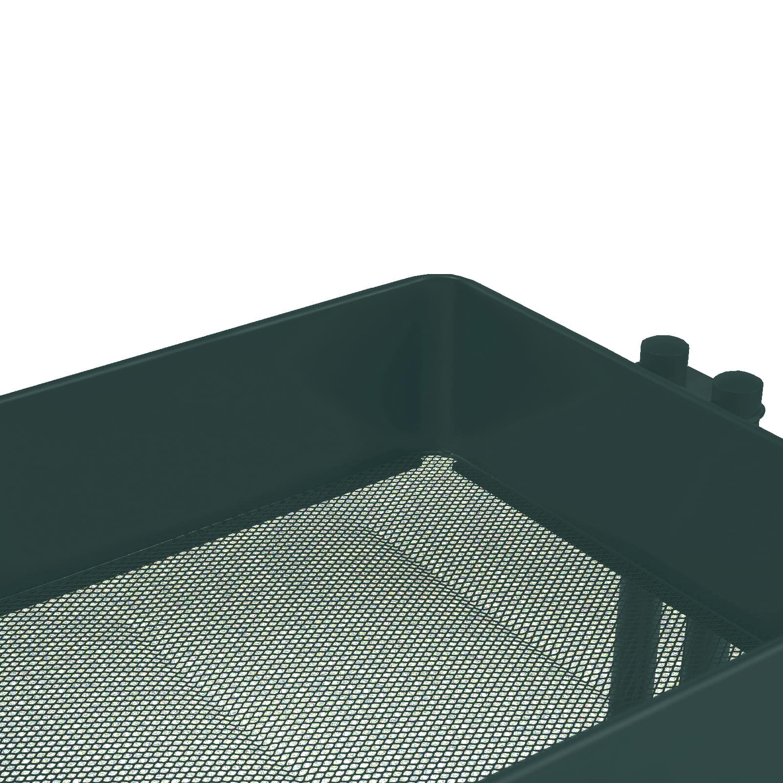 Simply Tidy Lexington 3-Tier Rolling Cart. Emerald