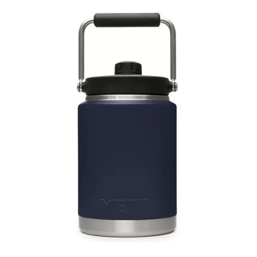 YETI Rambler Half Gallon Jug. Vacuum Insulated. Stainless Steel with MagCap. Navy