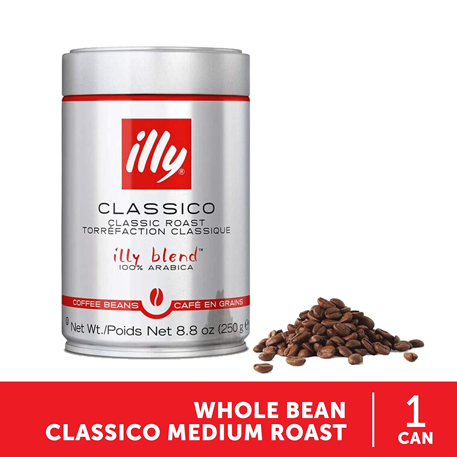 Illy Classico Roast Coffee Beans