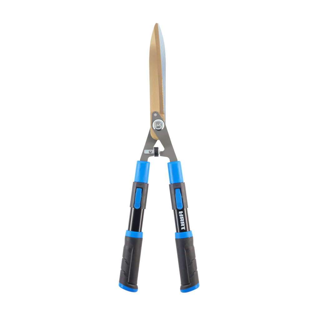 HART Extendable Handle Compound Action Titanium Blade Hedge Shears