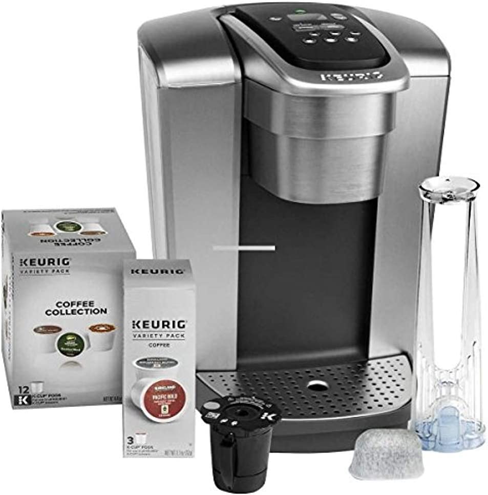 Keurig Fil K-Elite C Single Serve Coffee Maker (Brushed Silver) with 15. Water Filter. and My K-Cup. 2