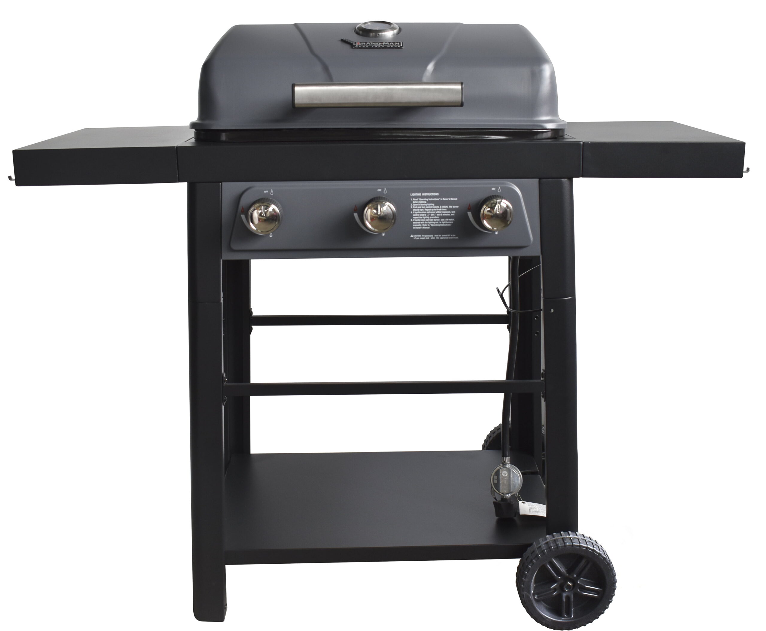 Bronco-3 Burner Propane Gas Grill / Portable by Brand-Man Grills