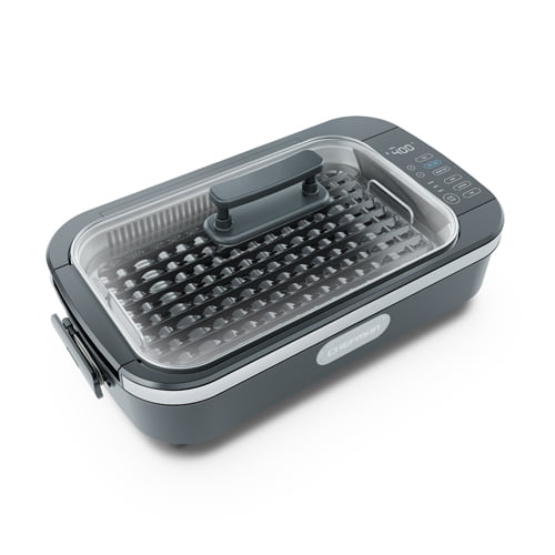 Chefman AccuGrill Smokeless Indoor Grill with Removable Temperature Probe. 1500W. Black