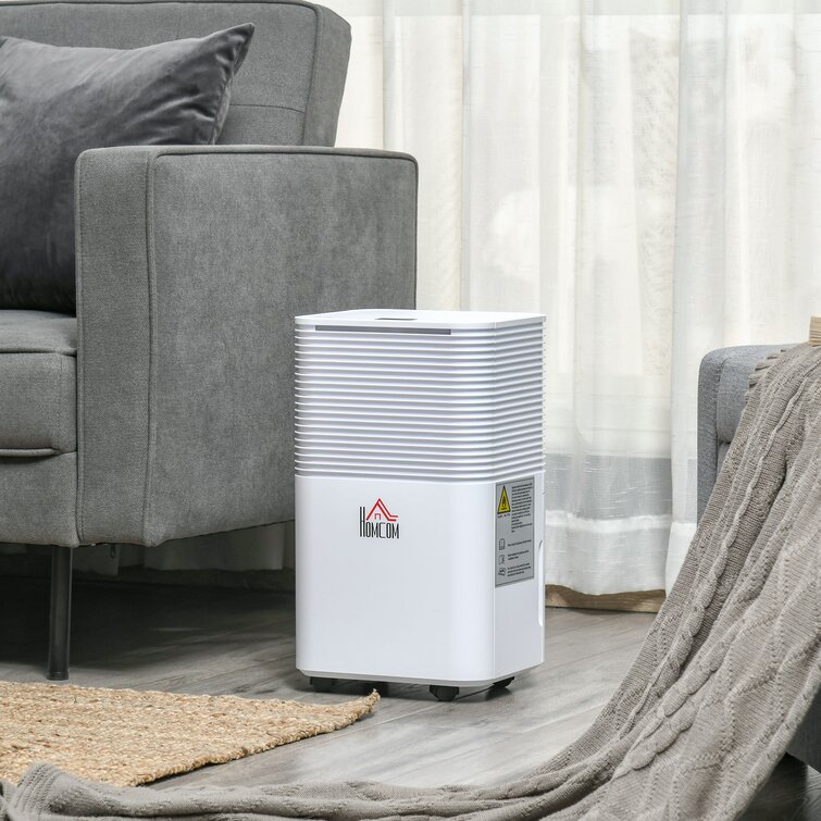 Homcom 21 Pints per Day Console Dehumidifier for Rooms up to 129 Square Feet Sq. Ft.
