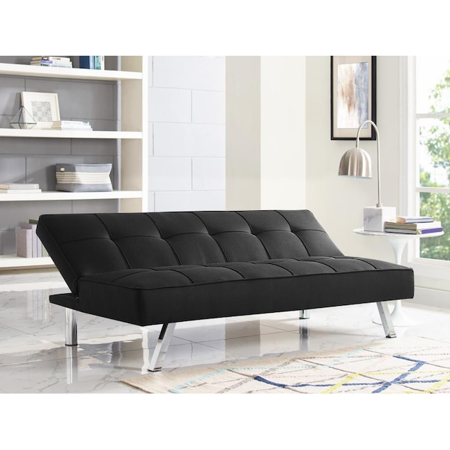 Serta  Black Casual Polyester Full Sofa Bed