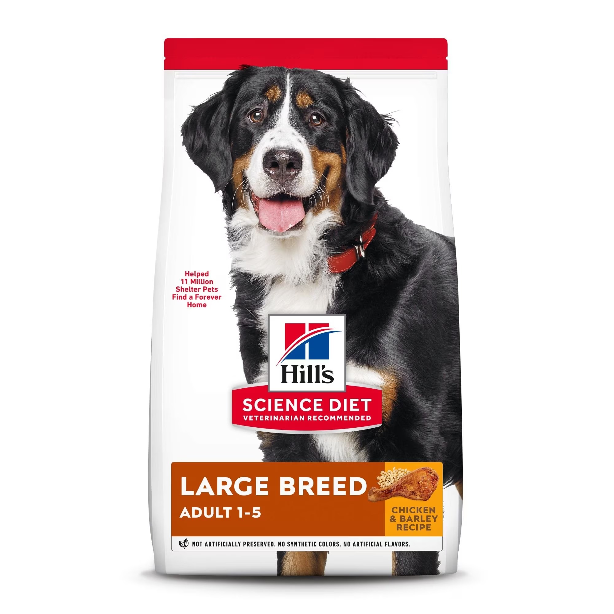 Hill-s Science Diet Adult Large Breed Chicken & Barley Recipe Dry Dog Food (35lb)