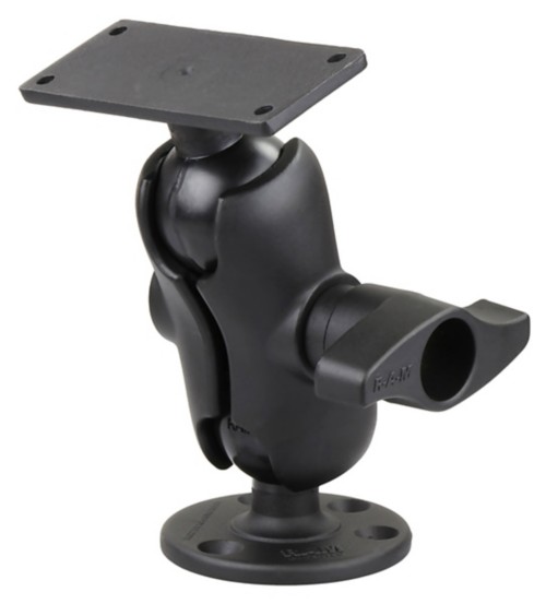 RAM Drill-Down Double Ball Mount for Humminbird Helix 9. 10 & 12