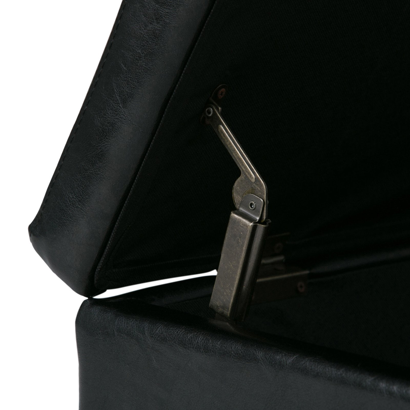 Simpli Home Avalon Large Storage Ottoman Bench. Cream