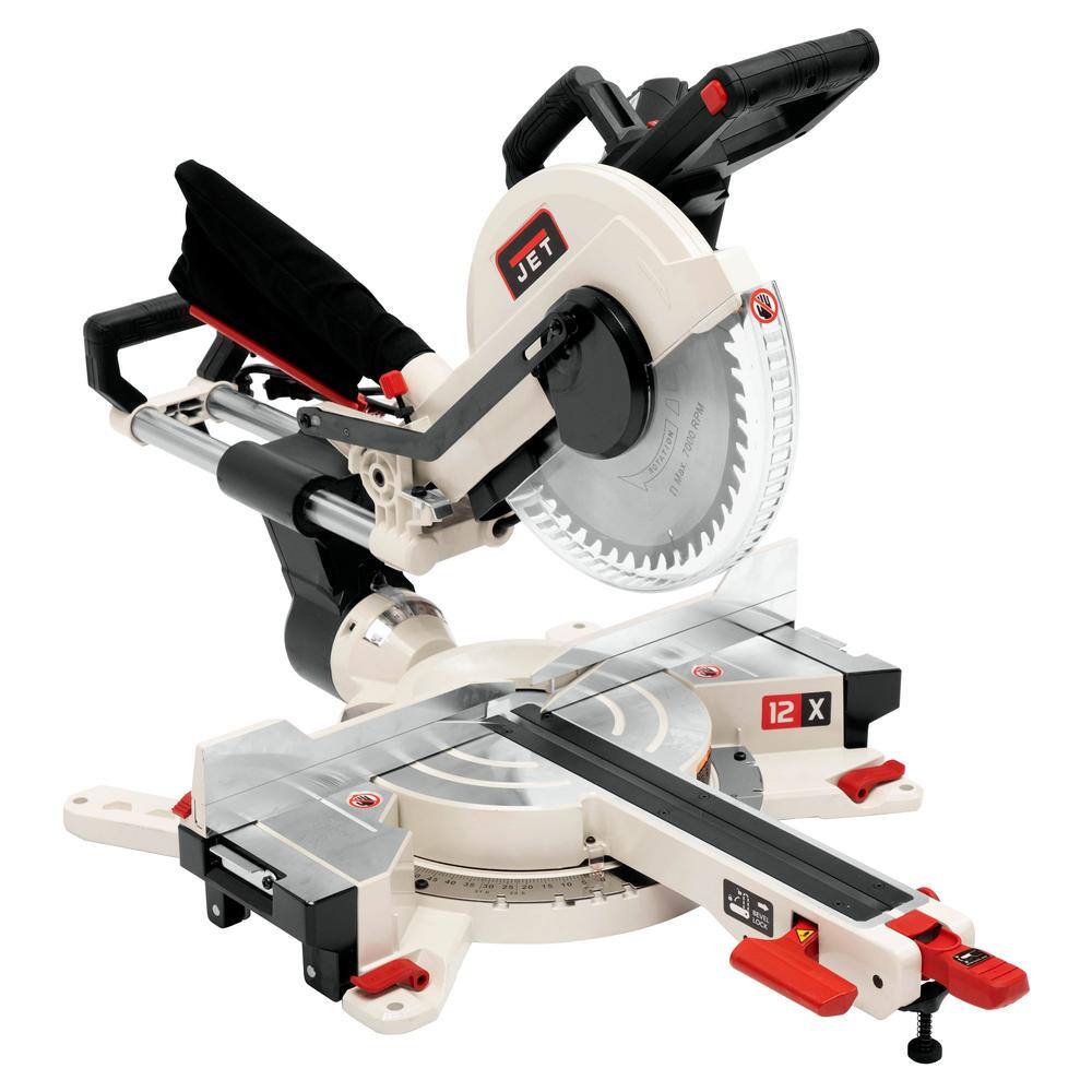 Jet 707212 12 in. Sliding Dual Bevel Compound Miter Saw