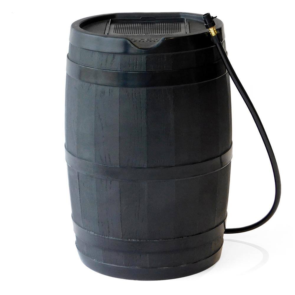 FCMP Outdoor RC45-BLK 45 Gal. RC45 Rain Barrel. Black