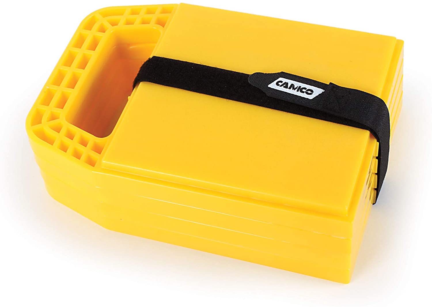 Camco RV Stabilizing Jack Pads. 6.5 Inch x 6.5 Inch Pad - 4 Pack (44595). Yellow