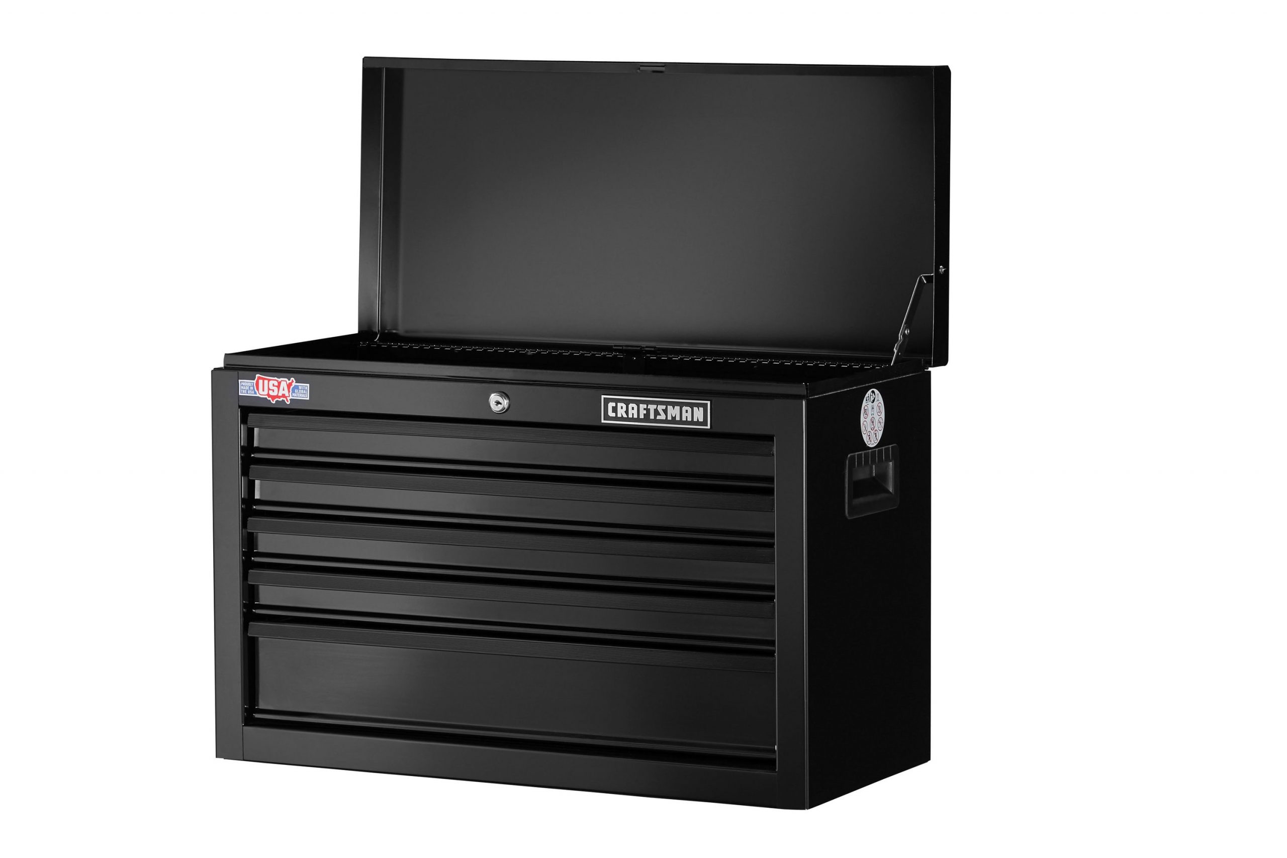 CRAFTSMAN CMST22654BK 1000 Series 26-in W x 17.25-in H 5-Drawer Steel Tool Chest (Black)