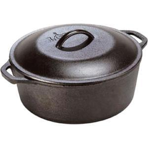 Lodge 5 Quart Seasoned Cast Iron Dutch Oven