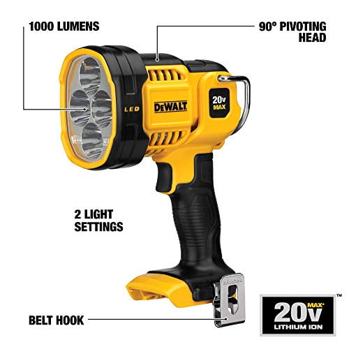 DEWALT DCL043 20V MAX Jobsite LED Spotlight