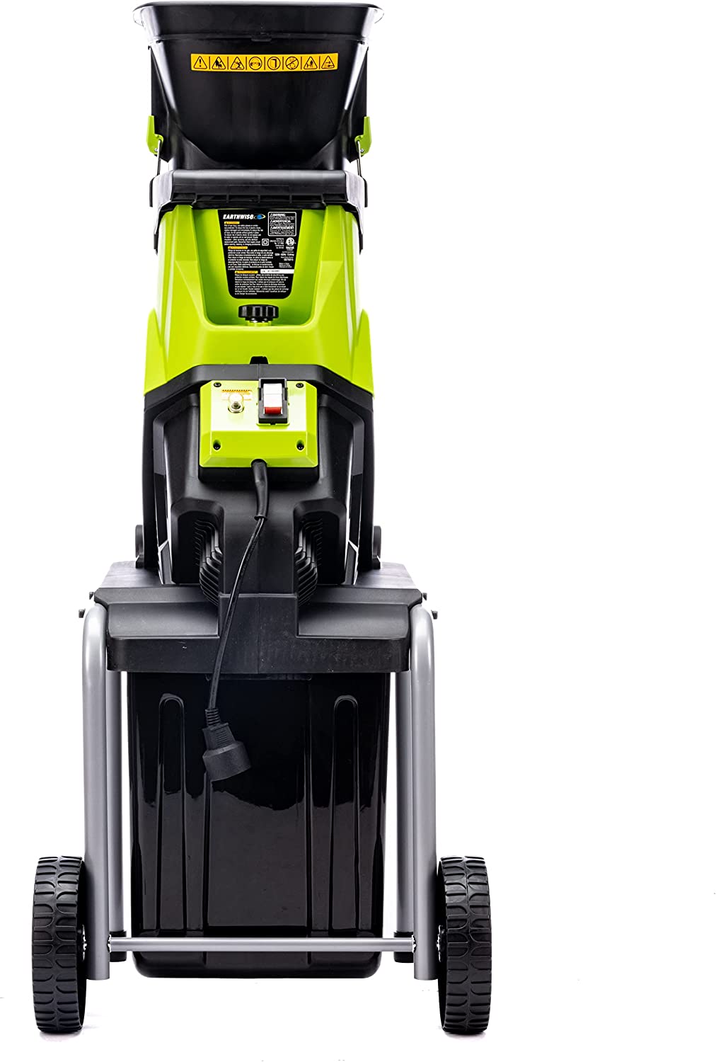 Earthwise GS70015 15-Amp Garden Corded Electric Chipper. Collection Bin